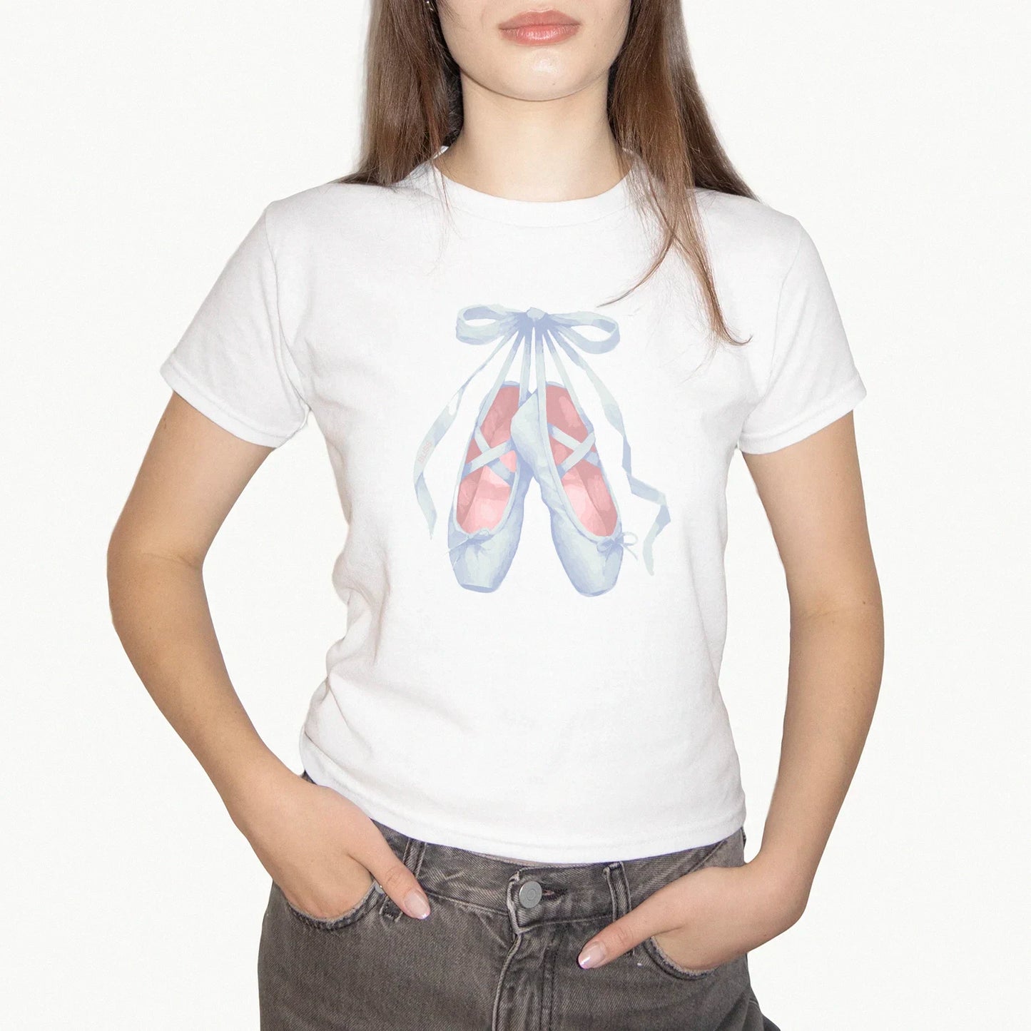 'BALLET SHOES' BABY TEE