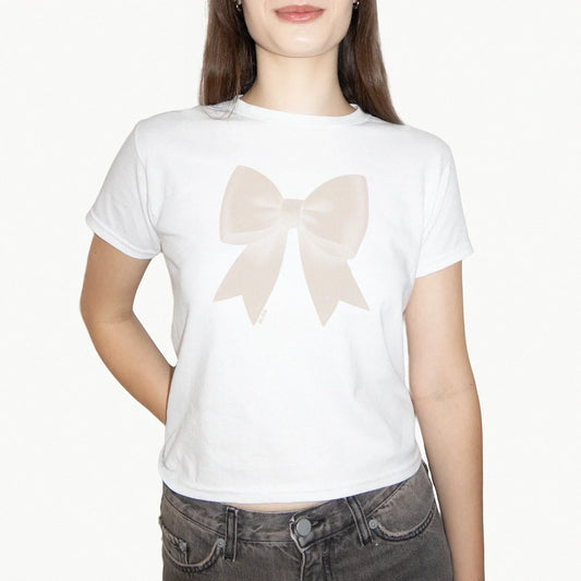 'BOW' BABY TEE