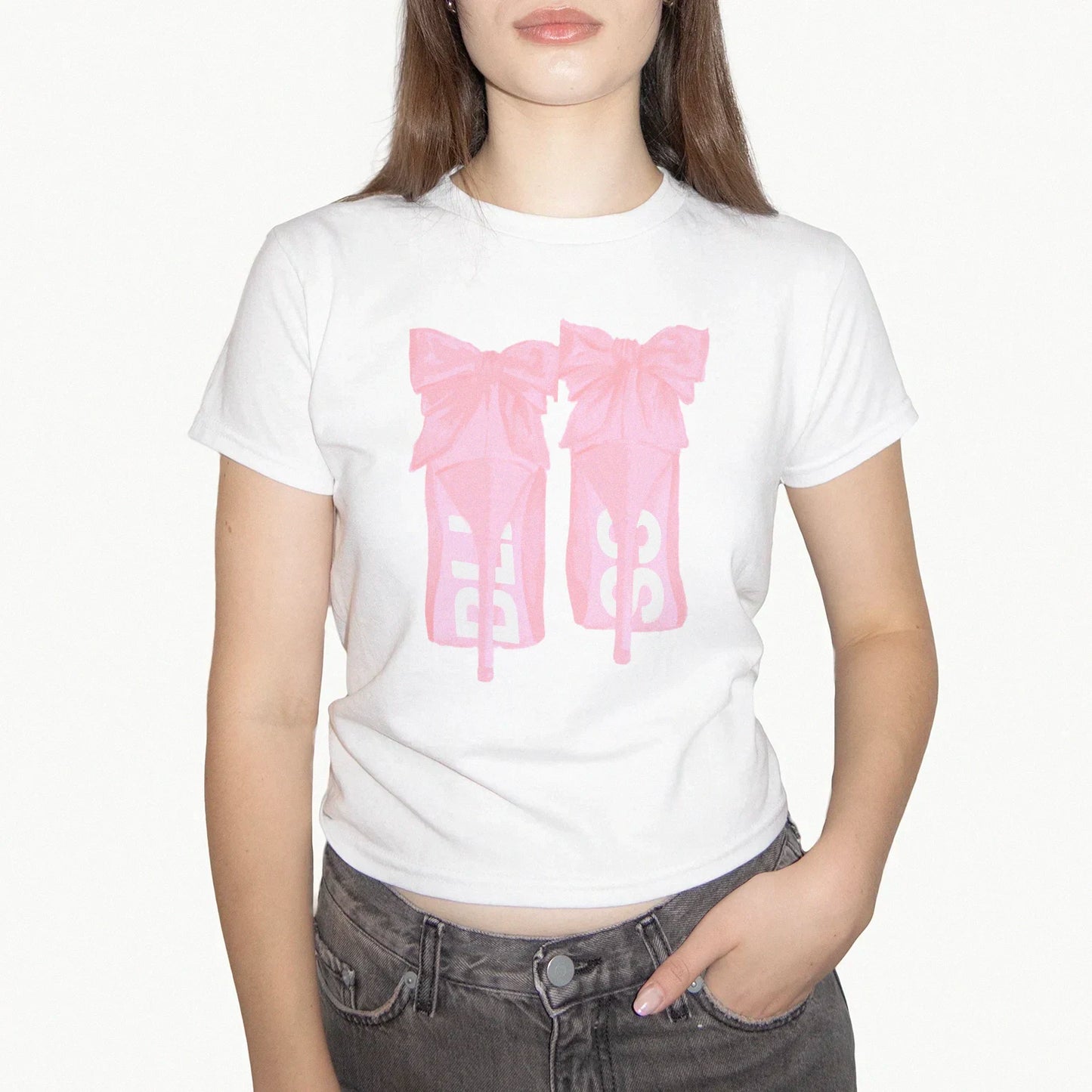 'PINK HIGH HEELS' BABY TEE