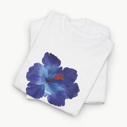 'BLUE HIBISCUS' BABY TEE