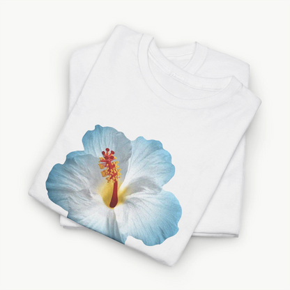 'LIGHT BLUE HIBISCUS' BABY TEE