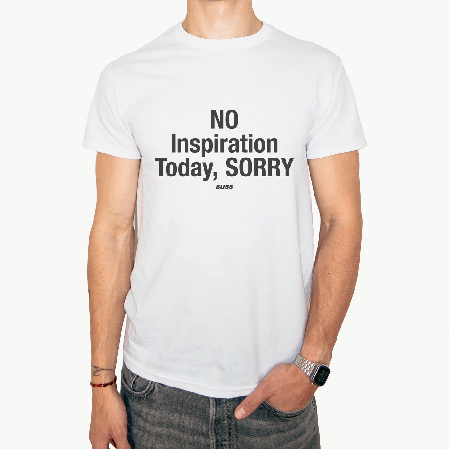 'NO INSPIRATION' COMFORT TEE