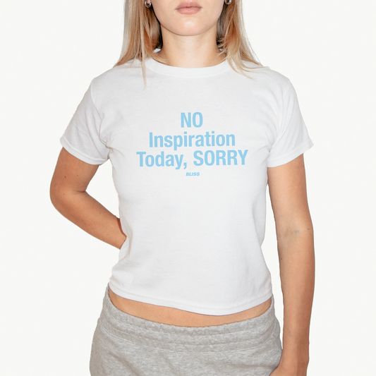 'NO INSPIRATION' BABY TEE