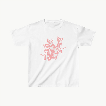 'PINK CATS' BABY TEE