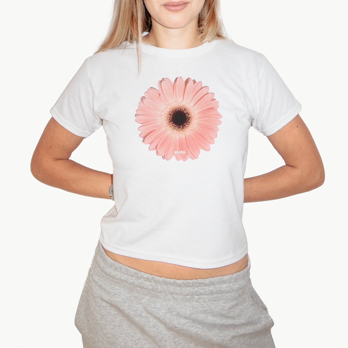 'PINK GERBERA' BABY TEE