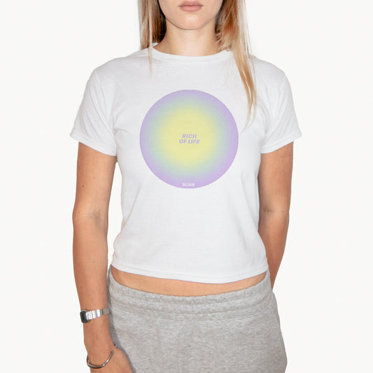 'RICH OF LIFE AURA' BABY TEE