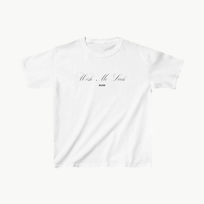 'WISH ME LUCK' BABY TEE